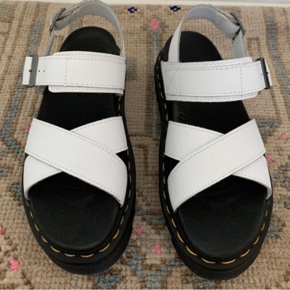Dr. Martens Shoes - Dr. Martens White Sandals